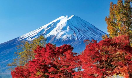 富士-霊峰の四季-（2ヶ月文字）/9月10月
