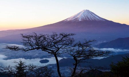 富士-霊峰の四季-（2ヶ月文字）/11月12月